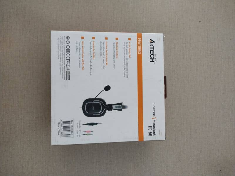 HS-50 Stereo headset A4 Tech headphone 8