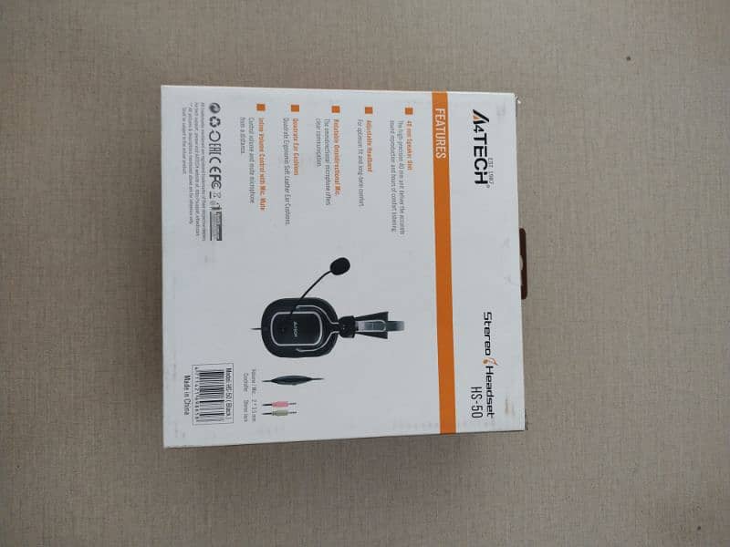 HS-50 Stereo headset A4 Tech headphone 9