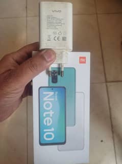 redme note 10  4gb 128gb with box and vivo adapter no cable