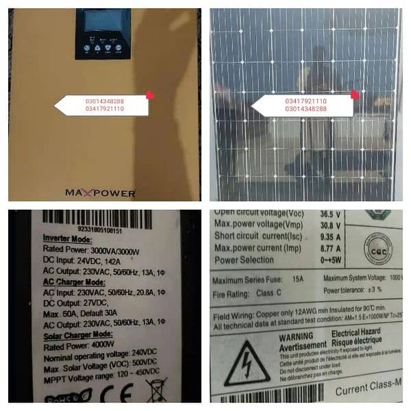 180000۔Soler system 3k watt 8plate. 270 watt. max power inverter Taiwan 0