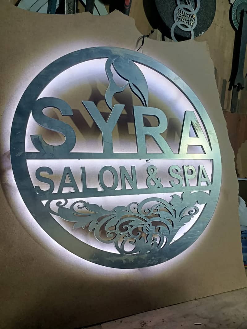 steel letters Board / sign board / Acrylic board / neon sign board 12