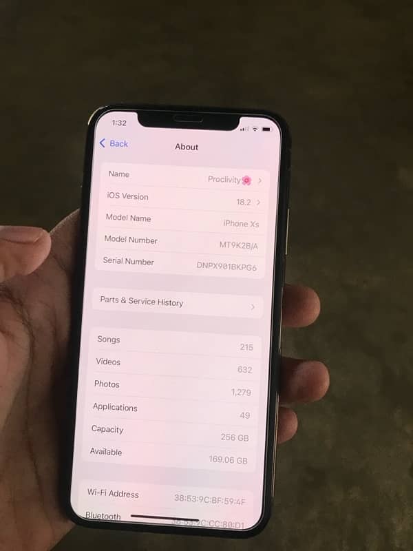 Iphone XS Dual PTA Approved 9