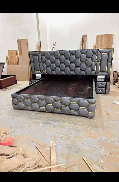 double bed \ king size bed \ wooden bed \ luxury bed \ bed for sale 2