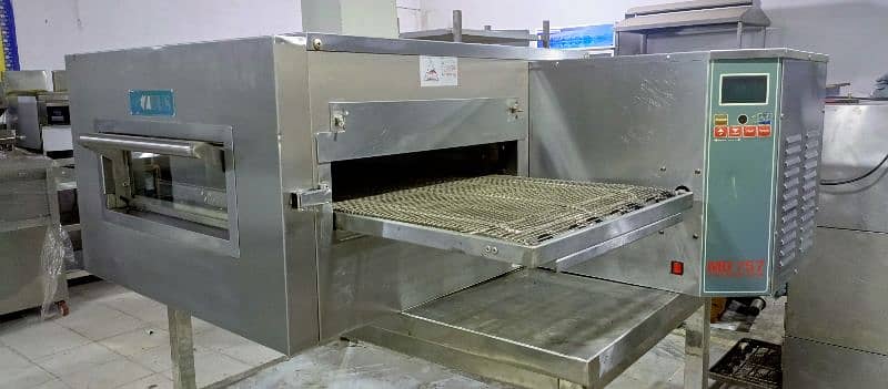 conveyor belt pizza oven JK(ZEUS) 18" Korean pizza machine 1