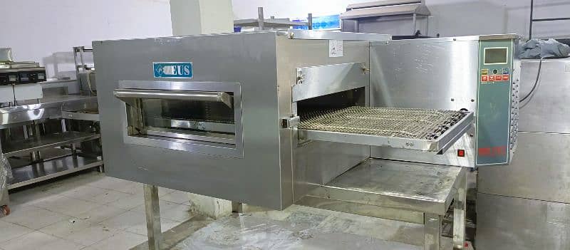 conveyor belt pizza oven JK(ZEUS) 18" Korean pizza machine 3