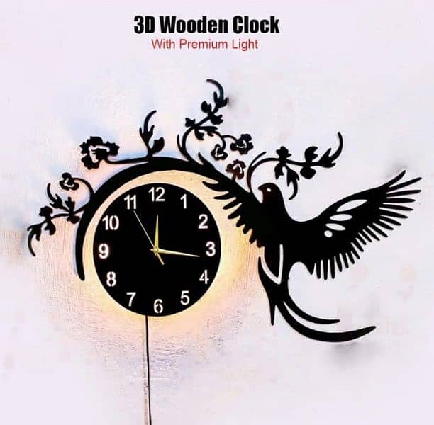 wall wood clock 2