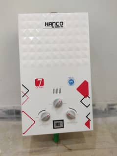 Hanco 7 ltr instant gas geyser for sale in A+ mint condition