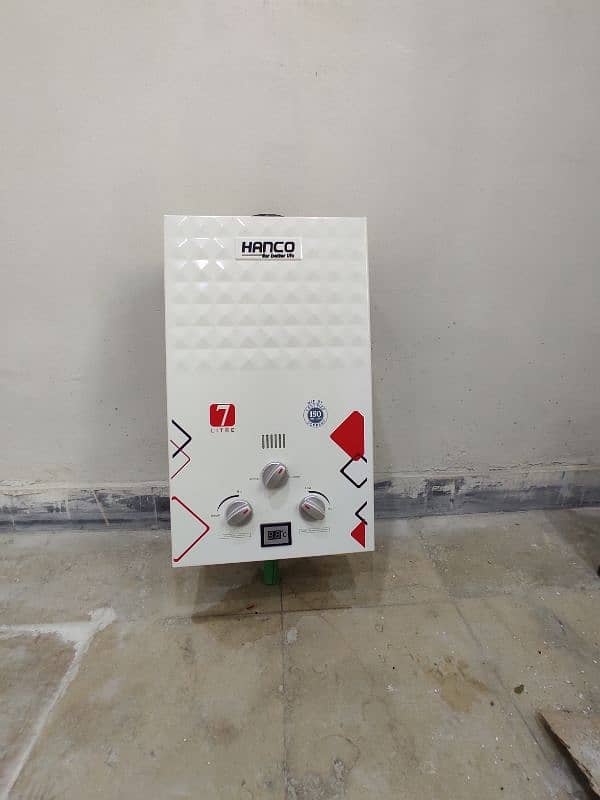 Hanco 7 ltr instant gas geyser for sale in A+ mint condition 5