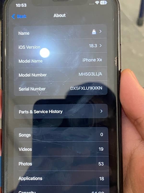 Iphone xr 64gb black colour 2