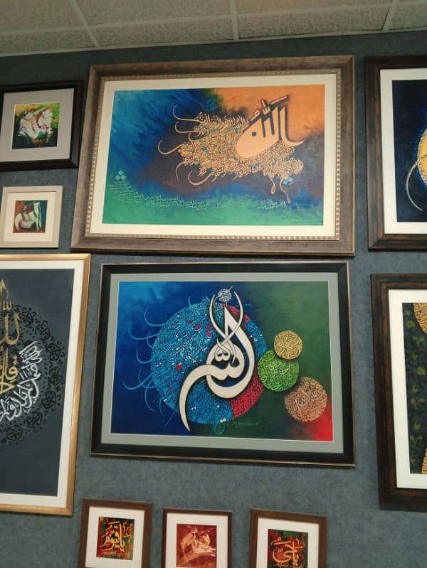 Calligraphy paintings Arabic for home decore 3