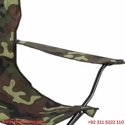 Premium Folding Camping Chairs – Available in Green, Black, Camo Army 12