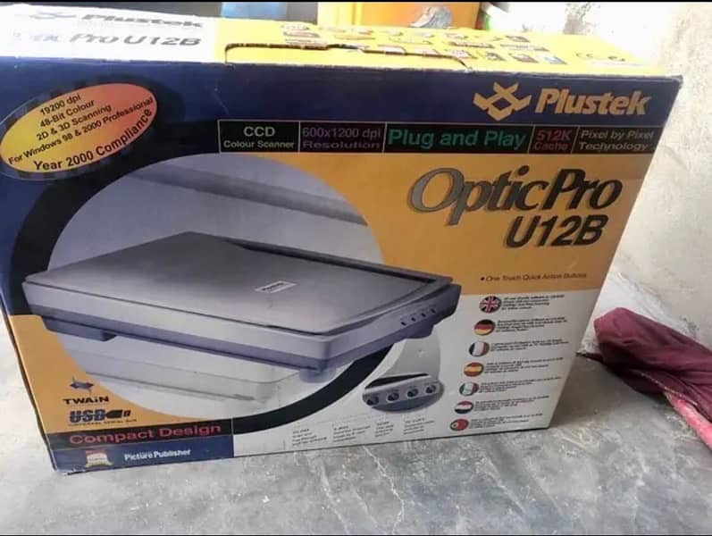 plus tel opticPro U12B Scanner unused 2