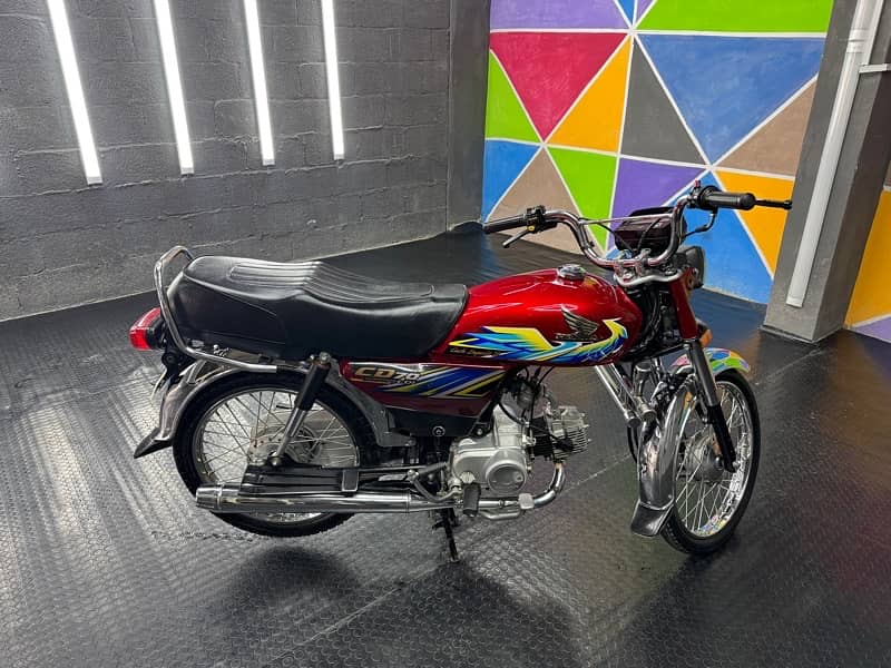 honda cd 70 2021 new condition 5