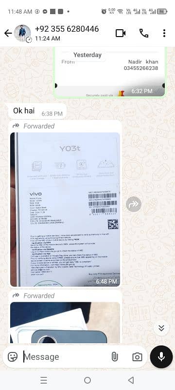 vivo y03t new 11month 15 day warranty 1