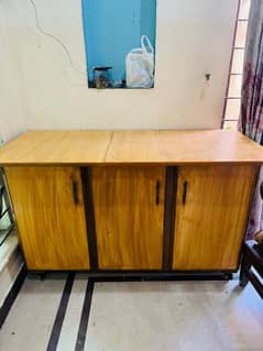 Iron Table Size Foot plus 6 cabinet 3 doors