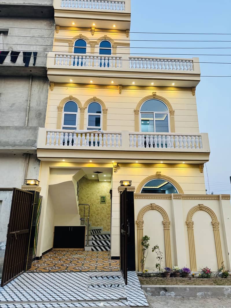 3 Marla Brand New House Al Haram Garden 0