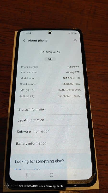 Samsung Galaxy A72 8/128 mint condition 8