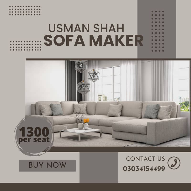 Sofa Poshish - Sofa Repair - L Shape Sofa Set - Fabric change - Sofa 0