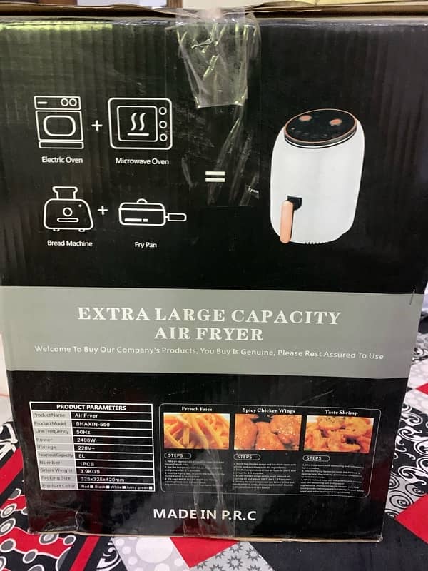 8litter utralife air fryer 4