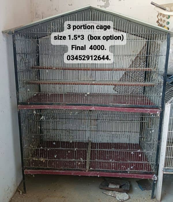 Cages Different size 1, 2, 3, 4 portion 03452912644 4