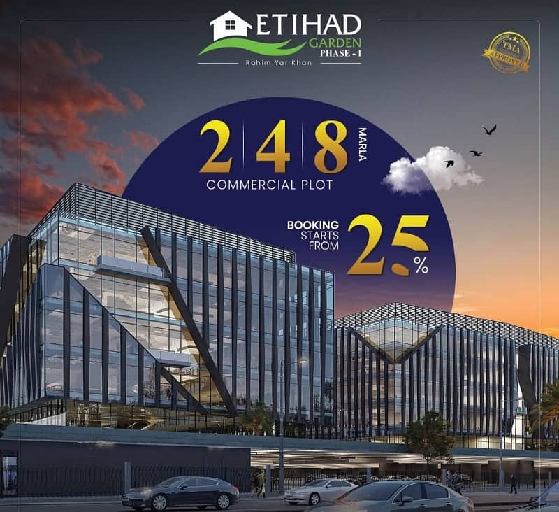 8 Marla Commercial Plot For Sale,  Etihad Garden  Ryk 29