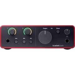 Focusrite Scarlett Solo 4th generation like new