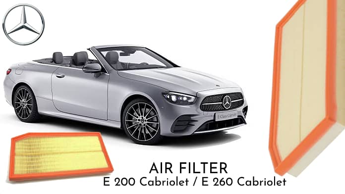 Mercedes Air Filter - Mercedes E 200 Cabriolet / E 260 Cabriolet 0