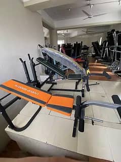 Straight bench bench press& multi bench and fitness equipment GYM SALE