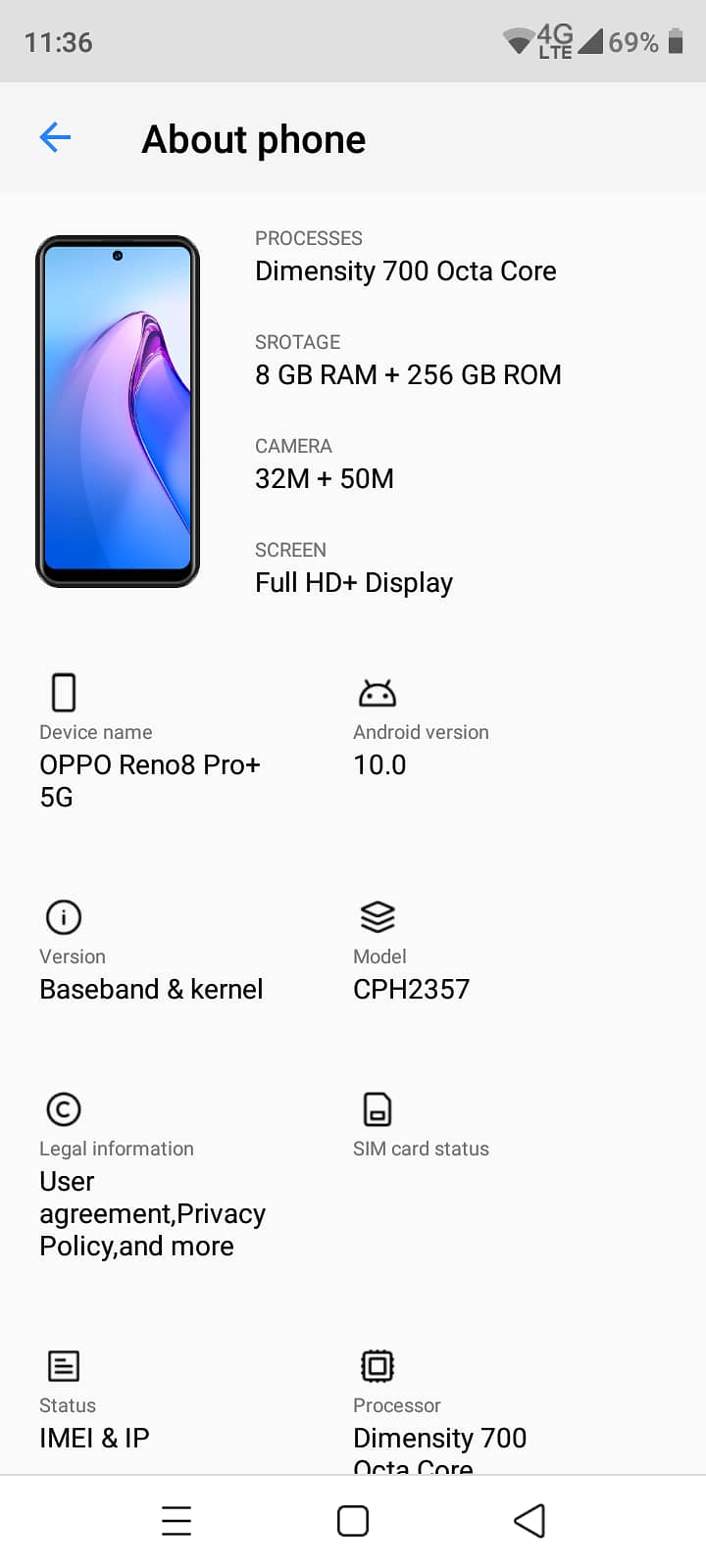 Oppo Reno 8 Pro 0