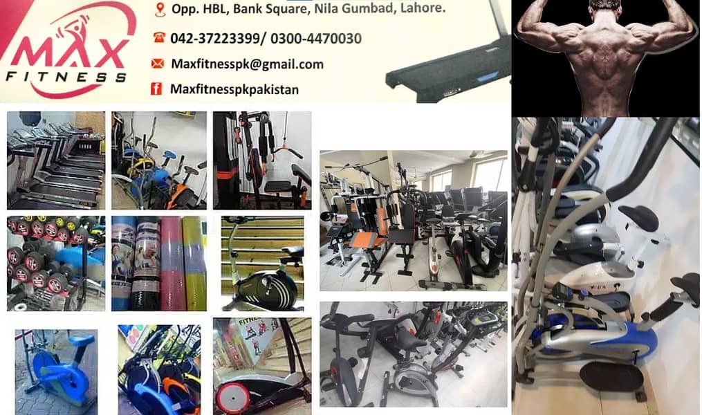 TREADMILLS\ELLIPTICALS\MATS\DUMBBELLS\RODS\BENCH\ALL ITEMS AVAILABLE 0