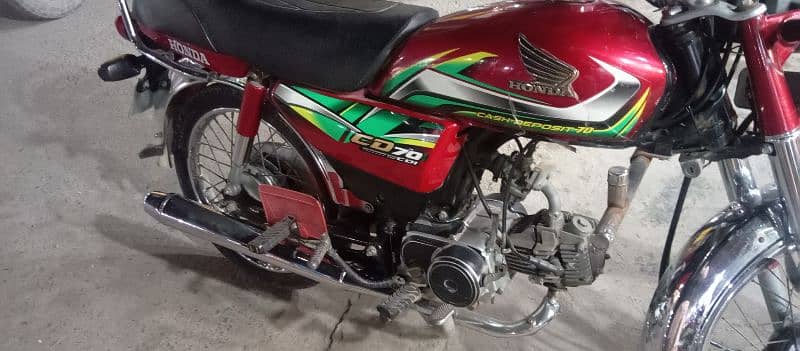 Honda CD 70 Punjab number 22 model 0