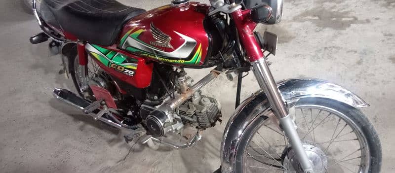 Honda CD 70 Punjab number 22 model 3