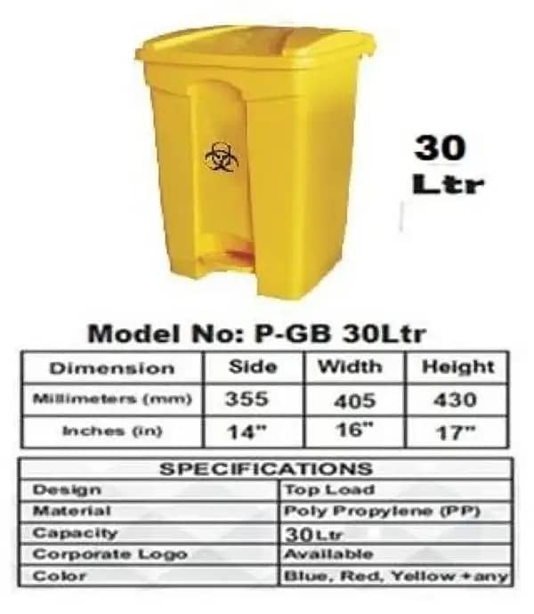 Dustbin, Garbage bins, Palstic bins ,Industrial Bins 0