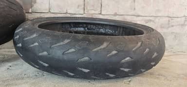 heavy bike tire michelin power 5 used tire