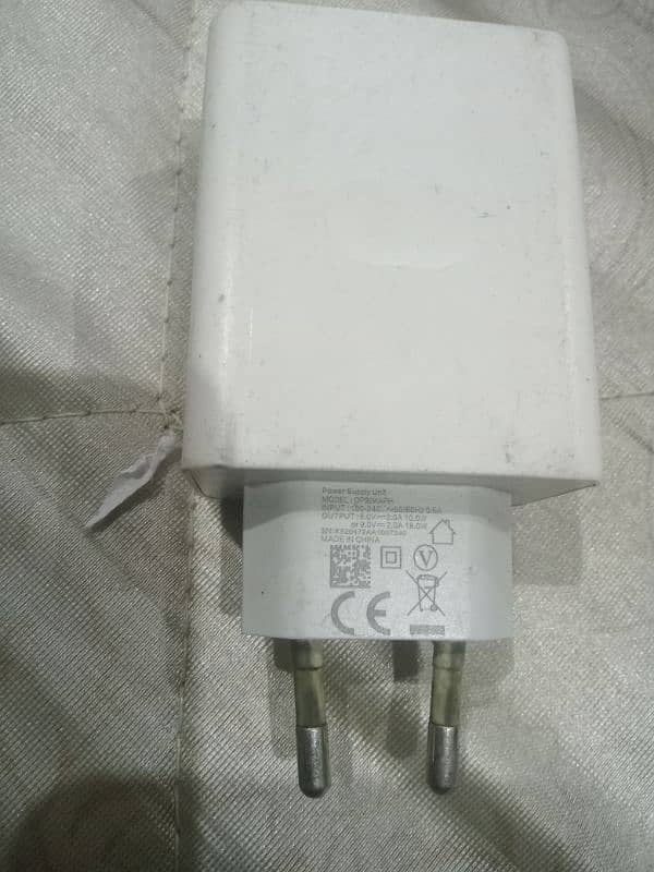 oppo A54 genion orignal charger 18watt contect03006477019 0