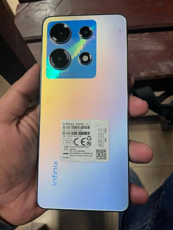 INFINIX NOTE 30 16/256 (OFFICIAL PTA APPROVED) Exchange with iphone 1