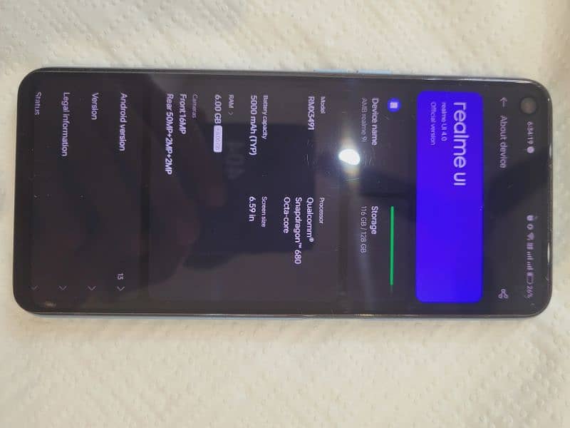 Realme 9i 128GB urgent sale 4