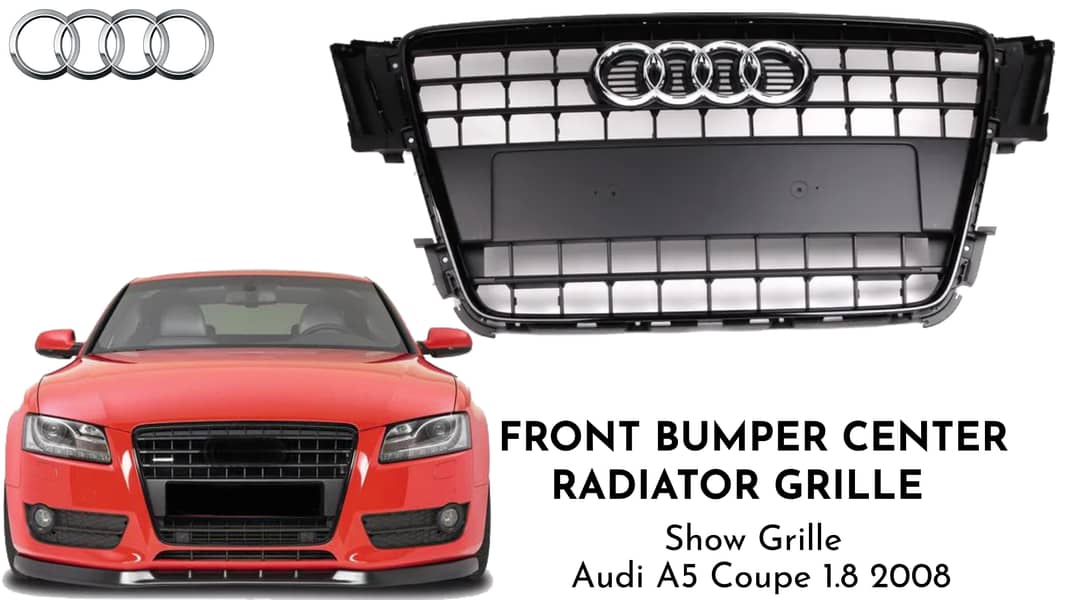 Audi Front Bumper Grill - Audi A5 0