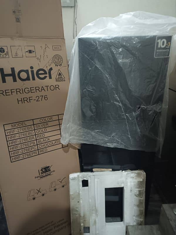 Box pack haire refrigerator model 276 03095449689 1