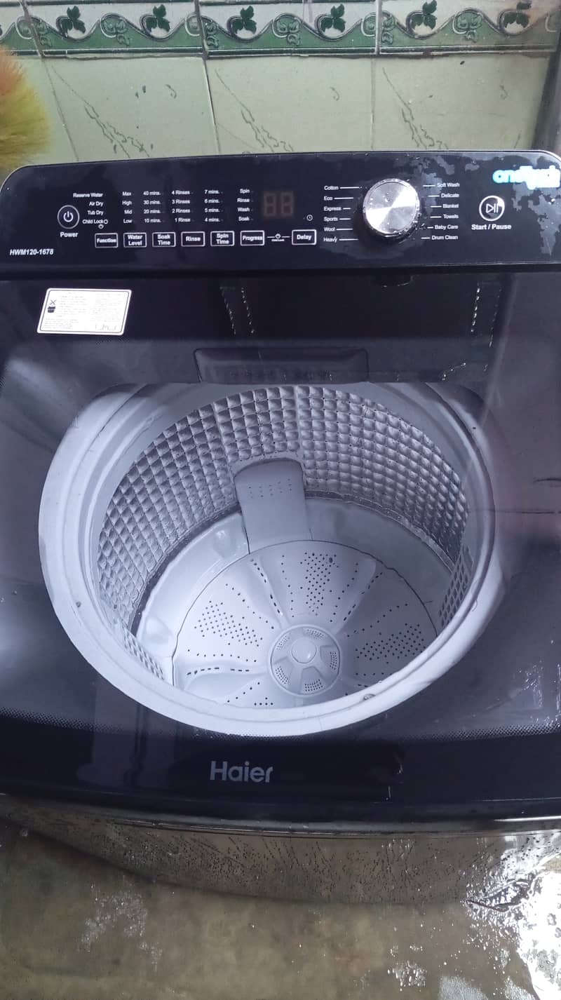 Haier fully automatic washing machine for sale 1