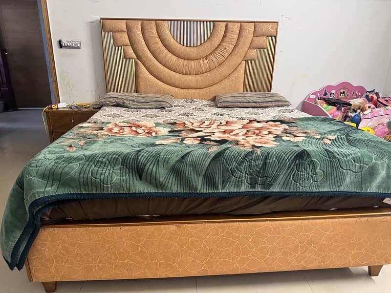 Turkish design elegant double bed set 4