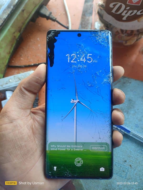 Tecno edge 20 pro plus Panel damage 1