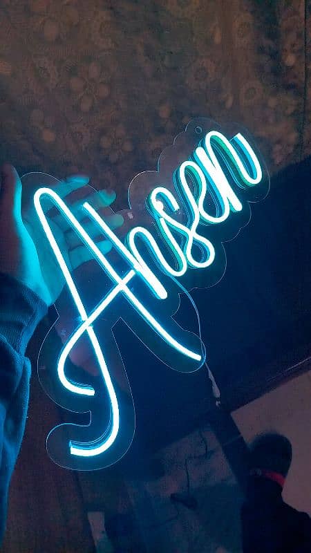 3D Led Acrylic Sign Boards Neon 6