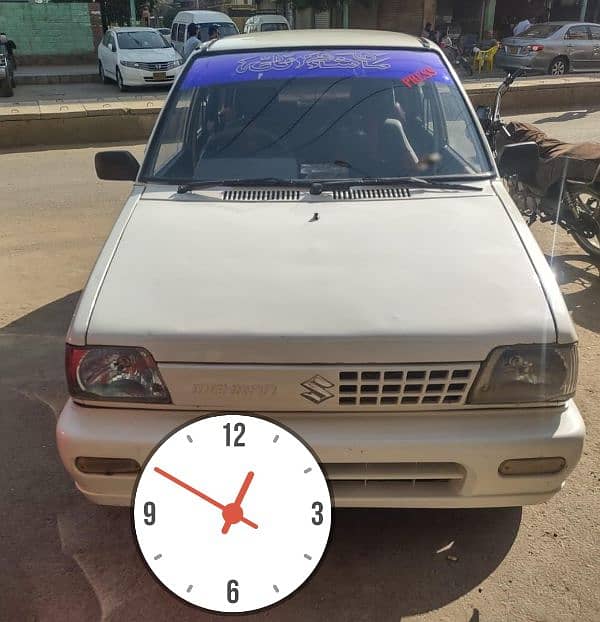 Suzuki Mehran VXR 2019 white colour urgent sale 0