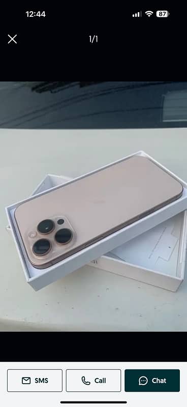 IPhone 16 pro max 256gb PTa approved 0