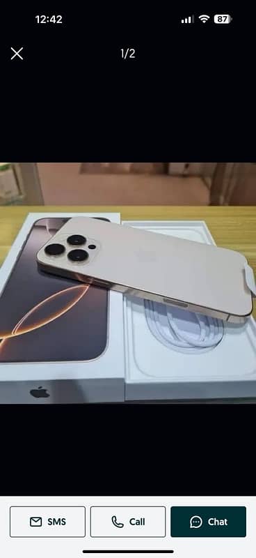 IPhone 16 pro max 256gb PTa approved 1