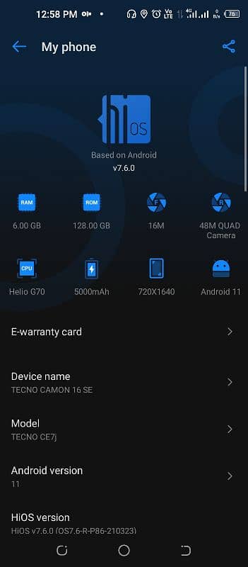 CAMON 16SE 1