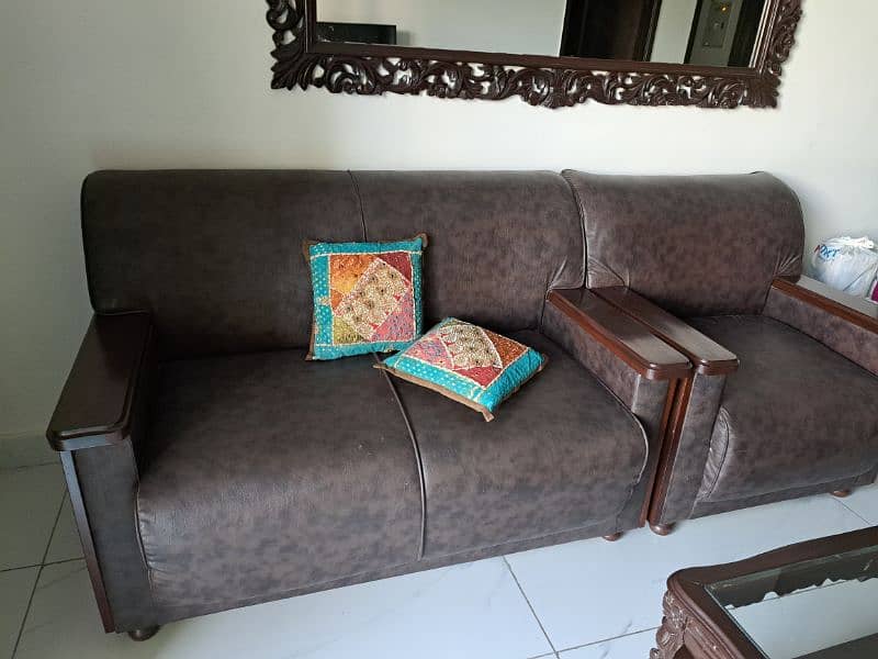 sofa set for urgent sale 3