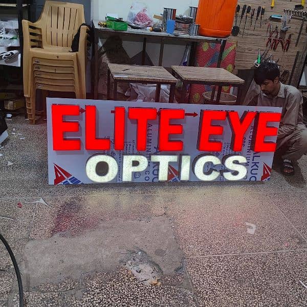 Neon Sign and 3D acrylic Letters Sign boards 2