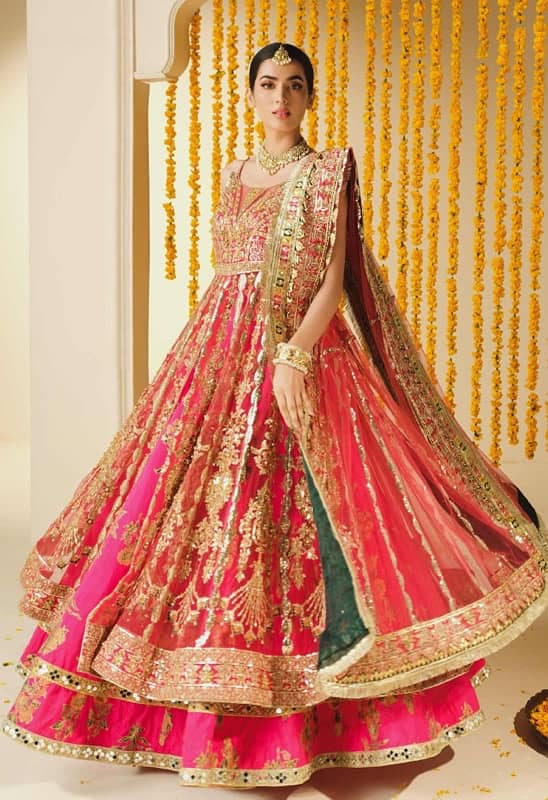 Maryum N Maria | shirt,lehenga,dupatta | Bridal wear | party dress | 1